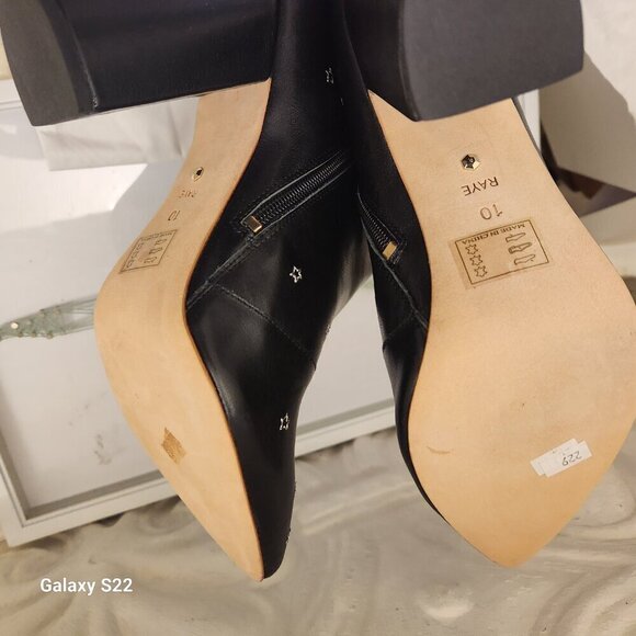 RAYE "Miles" Embroidered Black Leather boots. NIB. Size 10 - Picture 11 of 16